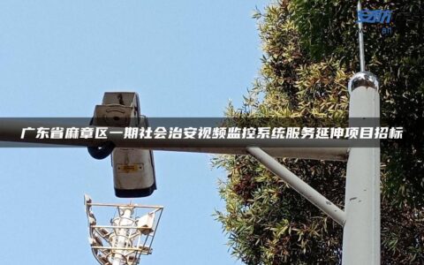 广东省麻章区一期社会治安视频监控系统服务延伸项目招标