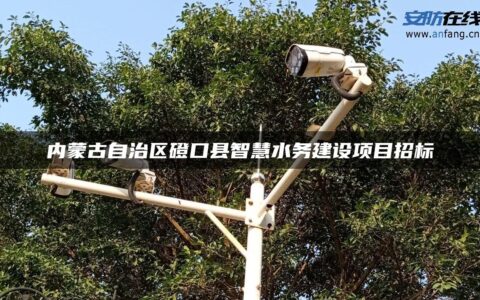 内蒙古自治区磴口县智慧水务建设项目招标