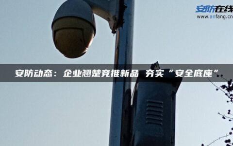 安防动态：企业翘楚竞推新品 夯实“安全底座”