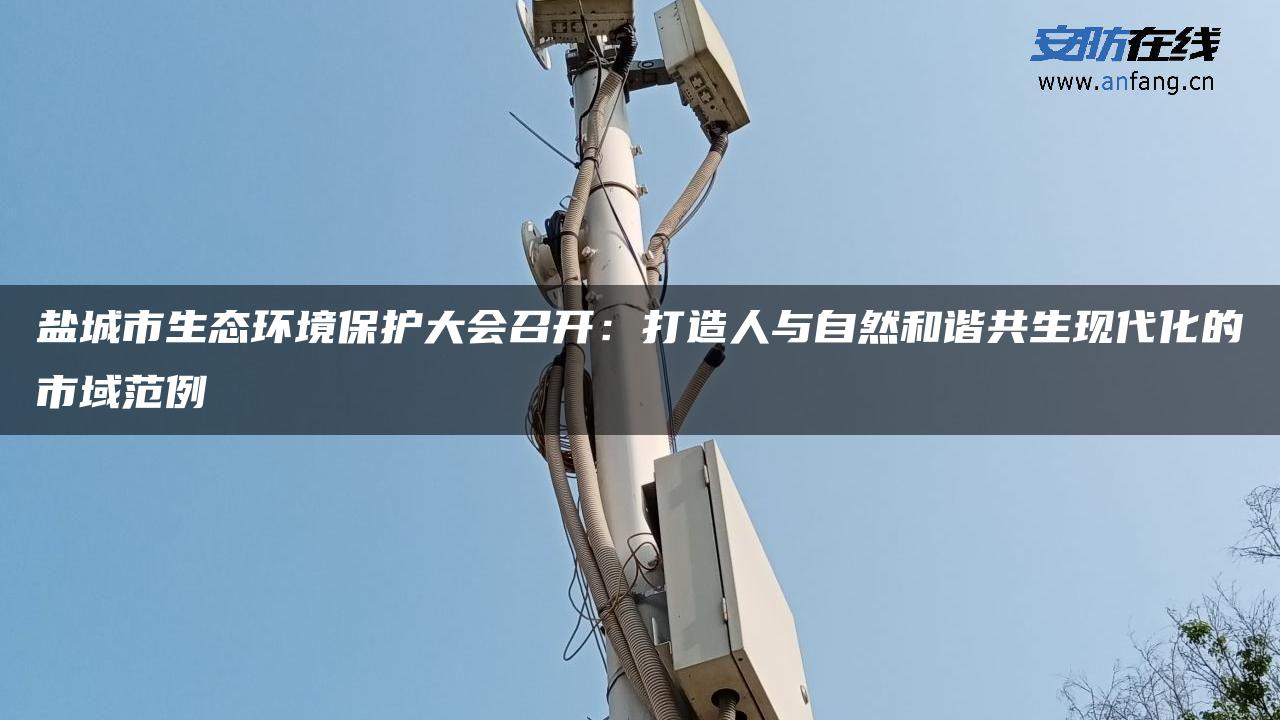 盐城市生态环境保护大会召开：打造人与自然和谐共生现代化的市域范例