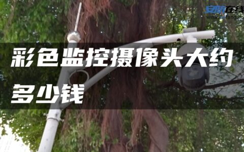 彩色监控摄像头大约多少钱