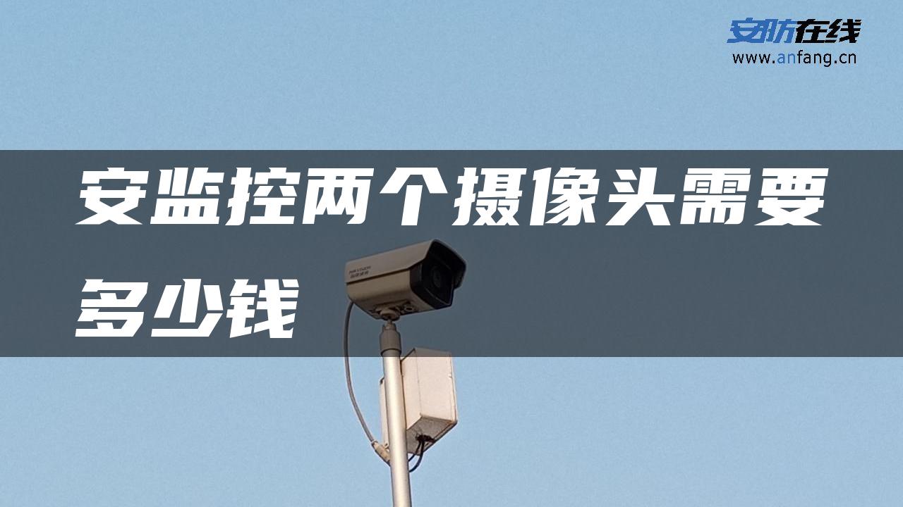安监控两个摄像头需要多少钱