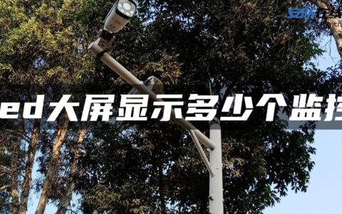 led大屏显示多少个监控