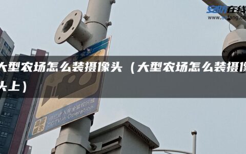 大型农场怎么装摄像头（大型农场怎么装摄像头上）