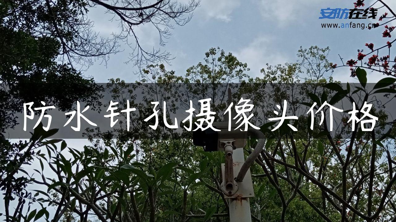防水针孔摄像头价格