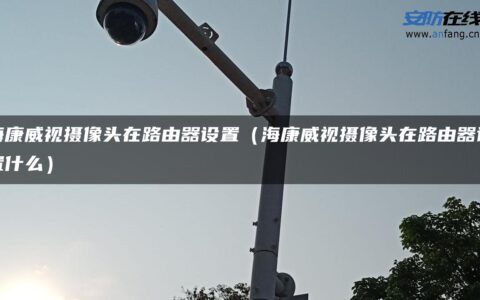 海康威视摄像头在路由器设置（海康威视摄像头在路由器设置什么）