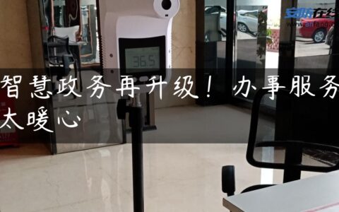 智慧政务再升级！办事服务太暖心