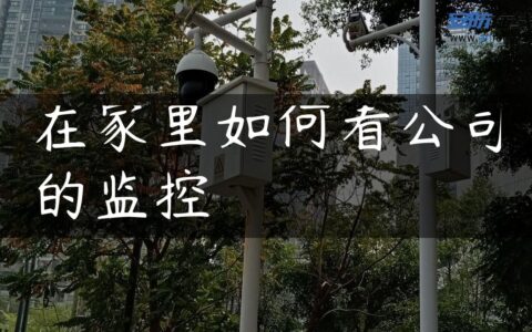 在家里如何看公司的监控