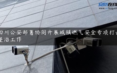 四川公安部署协同开展城镇燃气安全专项打击整治工作
