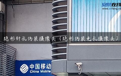 隐形针孔伪装摄像头（隐形伪装无孔摄像头）