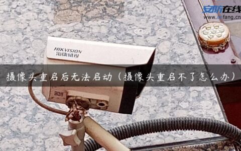 摄像头重启后无法启动（摄像头重启不了怎么办）