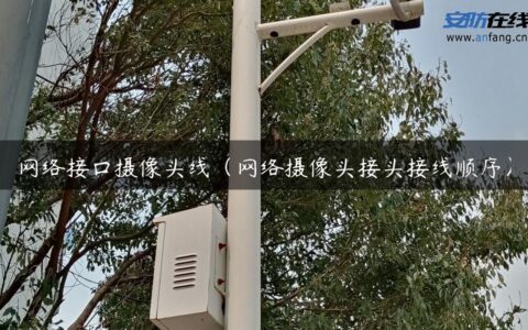 网络接口摄像头线（网络摄像头接头接线顺序）