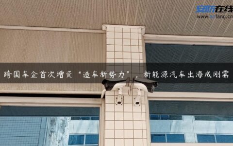 跨国车企首次增资“造车新势力”，新能源汽车出海成刚需