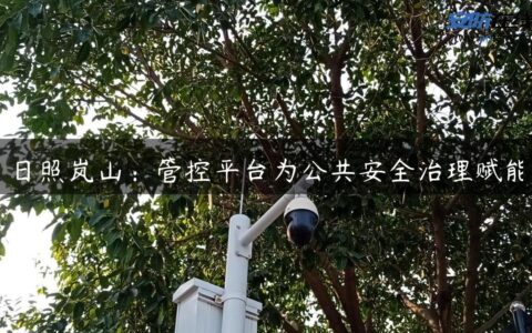 日照岚山：管控平台为公共安全治理赋能