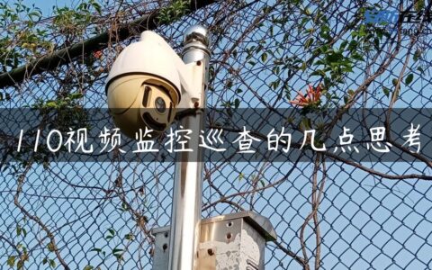 110视频监控巡查的几点思考