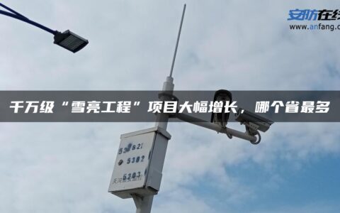 千万级“雪亮工程”项目大幅增长，哪个省最多