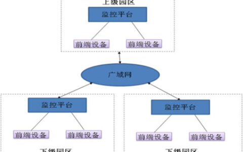 多园区的广域联网监控方案