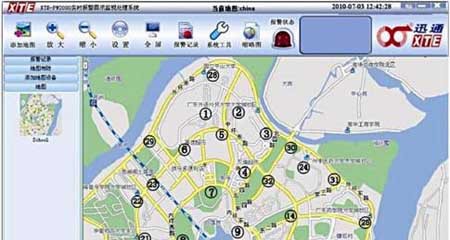 基于实时图示报警的监控联动报警系统方案