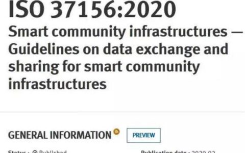 2020年上半年智慧城市标准建设及发布情况