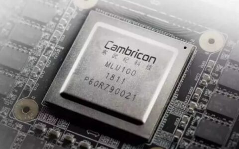 寒武纪发布首款云端智能芯片CambriconMLU100