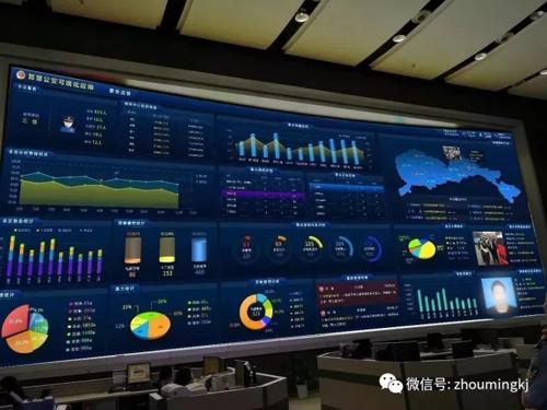 洲明科技为智慧城市数据采集及可视化提供优质解决方案