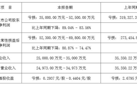 东方网力发布2020年度业绩预告 预亏损3.5-5.25亿元