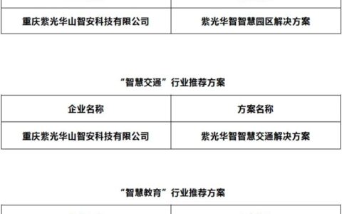 紫光华智AI视觉解决方案入选2020年“智慧城市”优秀榜单