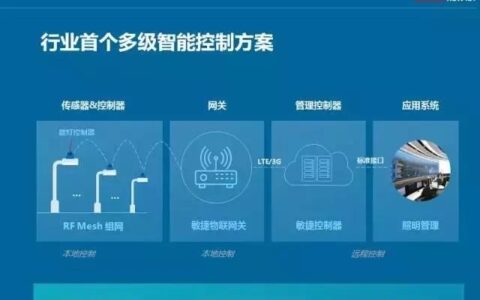 华为发布了自称业界首个多级智能控制照明物联网解决方案
