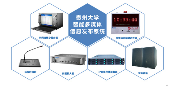 美电贝尔“智能多媒体信息发布系统”助力贵州大学打造信息化校园