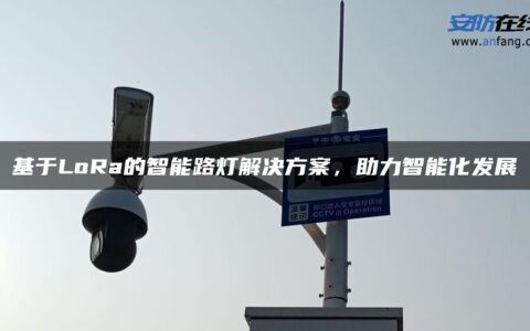 基于LoRa的智能路灯解决方案，助力智能化发展
