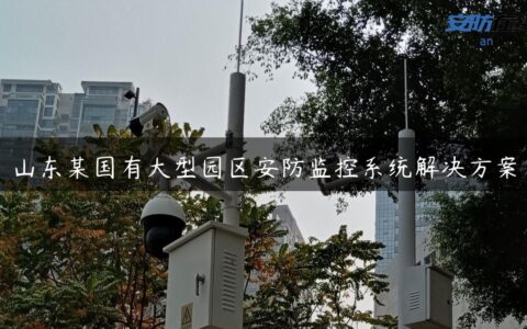 山东某国有大型园区安防监控系统解决方案
