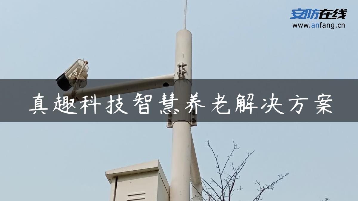 真趣科技智慧养老解决方案