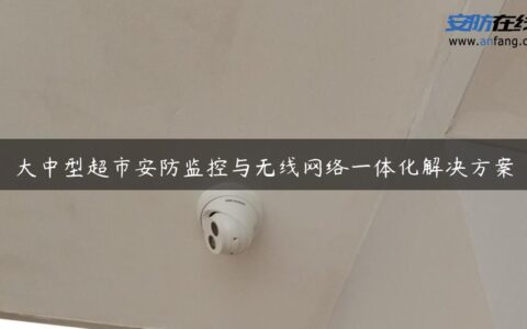 大中型超市安防监控与无线网络一体化解决方案