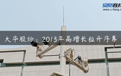 大华股份：2013年高增长拉开序幕