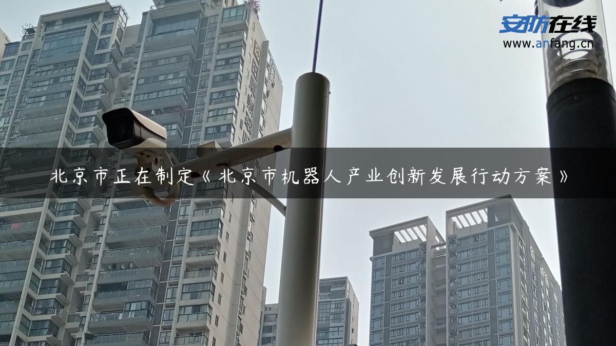 北京市正在制定《北京市机器人产业创新发展行动方案》