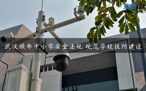 武汉颁布中小学安全法规 规范学校技防建设