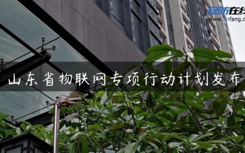 山东省物联网专项行动计划发布