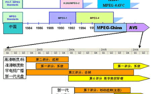 视频编码标准回顾及AVS视频关键技术
