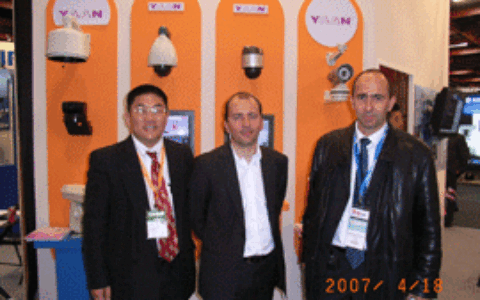 亚安新品亮相台湾安防展