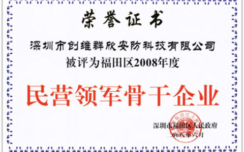 创维群欣荣获深圳市福田区纳税“百佳”与民营领军骨干企业称号