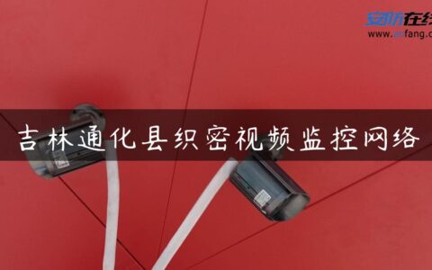 吉林通化县织密视频监控网络