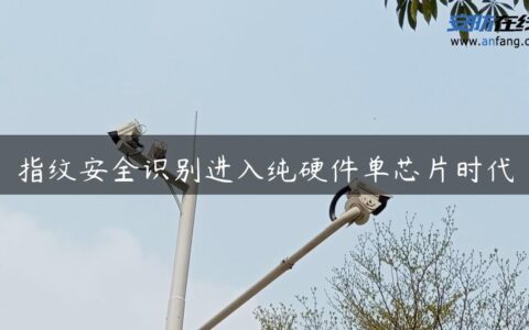 指纹安全识别进入纯硬件单芯片时代