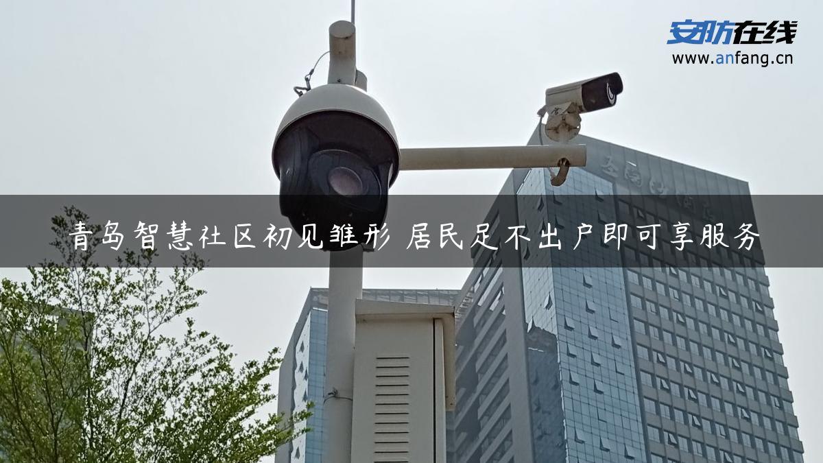 青岛智慧社区初见雏形 居民足不出户即可享服务