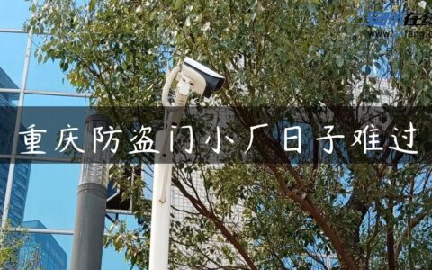 重庆防盗门小厂日子难过