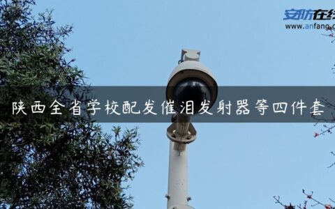陕西全省学校配发催泪发射器等四件套