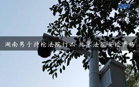 湖南男子持枪法院行凶 北京法院安检严格