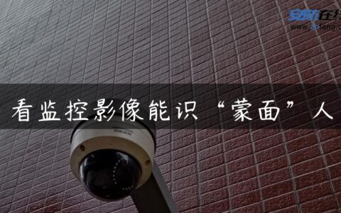 看监控影像能识“蒙面”人