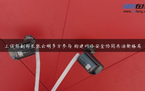 工信部副部长张云明多方参与 构建网络安全协同共治新格局