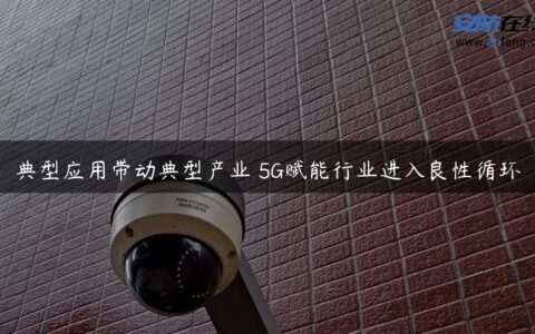 典型应用带动典型产业 5G赋能行业进入良性循环