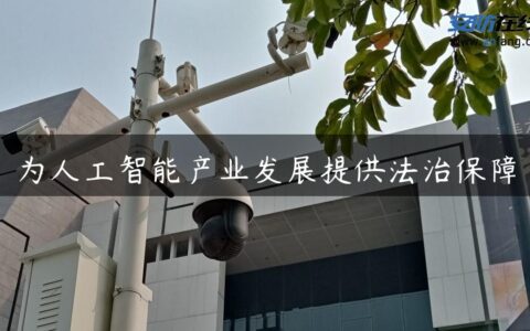 为人工智能产业发展提供法治保障